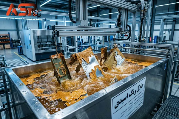 رنگ بر اسیدی
