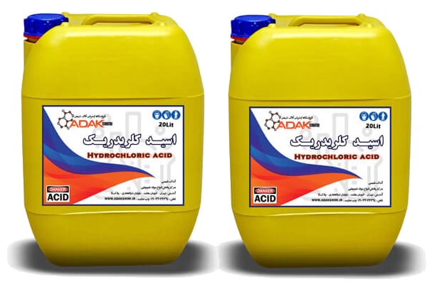 گالن 20 لیتری اسید کلریدریک 33 درصد
